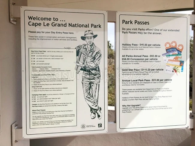 [野生のカンガルーがいる世界一のビーチを目指して！西オーストラリア・ロングドライブ旅行記83] やった！ケープ・ル・グランド（ケープ・ル・グラン）国立公園に到着！