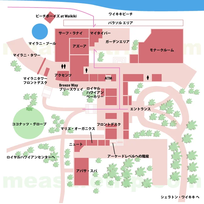 ロイヤル ハワイアン ホテル - ハワイ・ワイキキビーチ / マリオット宿泊記 / 滞在記