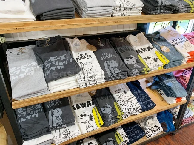 ハワイ・ノースショアのスヌーピーサーフショップでTシャツゲット！
