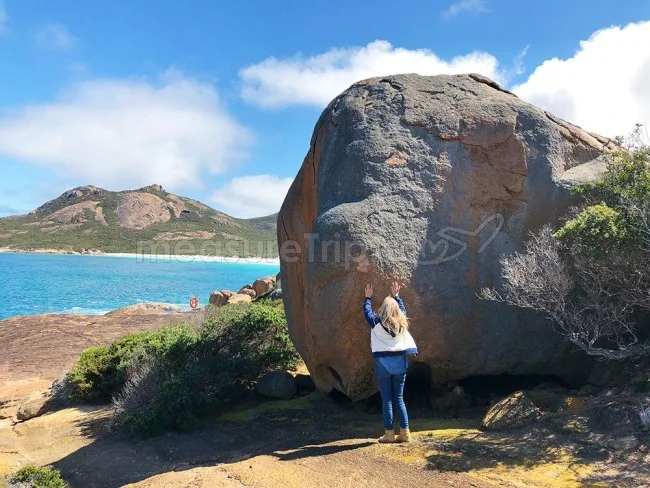 [野生のカンガルーがいる世界一のビーチを目指して！西オーストラリア・ロングドライブ旅行記91] Thistle Cove シスルコーブ（シスル湾）の絶景ビーチ