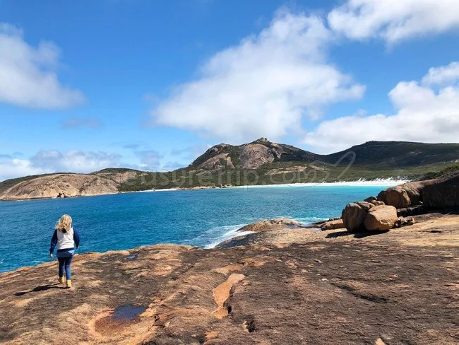 [野生のカンガルーがいる世界一のビーチを目指して！西オーストラリア・ロングドライブ旅行記91] Thistle Cove シスルコーブ（シスル湾）の絶景ビーチ