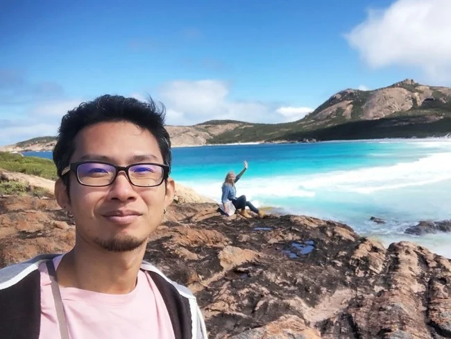 [野生のカンガルーがいる世界一のビーチを目指して！西オーストラリア・ロングドライブ旅行記91] Thistle Cove シスルコーブ（シスル湾）の絶景ビーチ