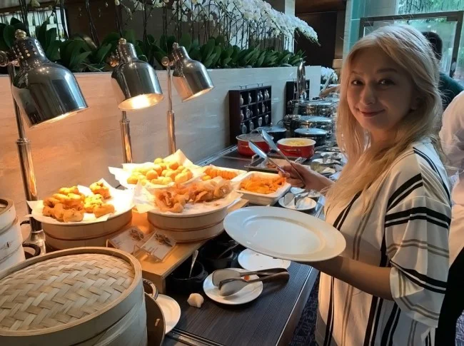 シェラトン タワーズ シンガポール レストランでの朝食ビュッフェ
