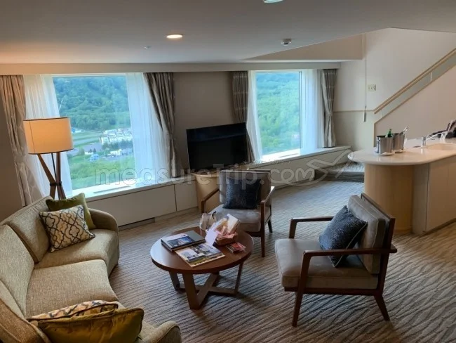 アップグレードでスイートルームに宿泊!北海道 ウェスティン ルスツリゾート スイートルーム 宿泊記