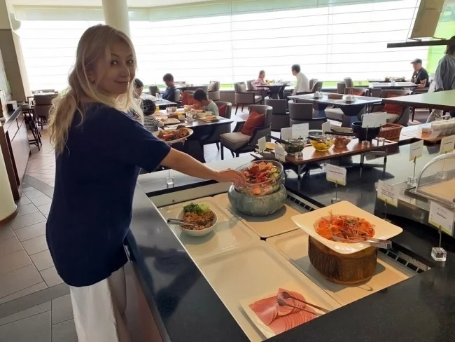 【北海道 ウェスティン ルスツリゾート】 レストラン アトリウムでの朝食ビュッフェは豪華で大満足!