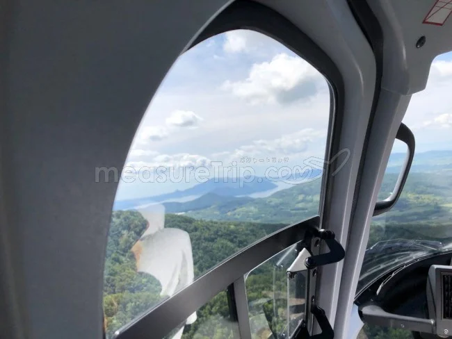 北海道 ウェスティン ルスツリゾート ヘリコプター体験遊覧飛行！