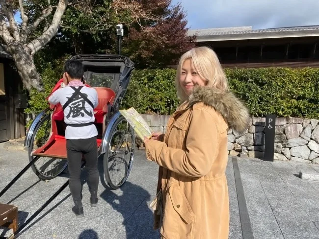 【人力車 観光】時間がない人におすすめ！人力車で嵐山の名所を観光【京都観光】