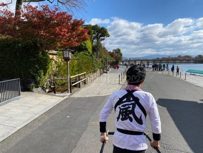【人力車 観光】時間がない人におすすめ！人力車で嵐山の名所を観光【京都観光】