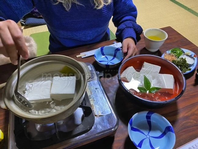 嵯峨嵐山の湯豆腐のお店「竹むら」はコース料理も超お得♪【京都観光】