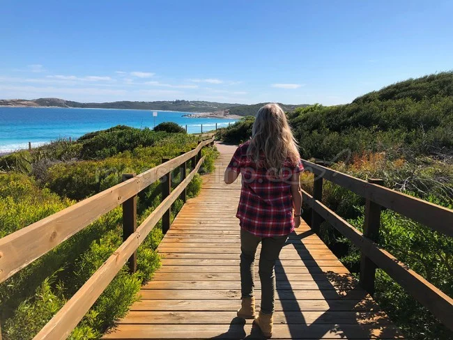 [野生のカンガルーがいる世界一のビーチを目指して！西オーストラリア・ロングドライブ旅行記104] Great Ocean Drive グレートオーシャンドライブを走ってBLUE Haven Beachブルーヘブンビーチへ