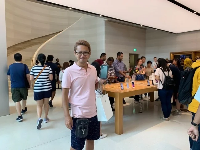 [海外仕様のiPhoneを求めてシンガポール旅行記18] 再びアップルストア＠オーチャード通り
