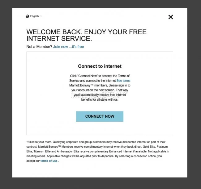 SPGアメックスホルダー必見！ホテルで高速WiFiを利用する方法