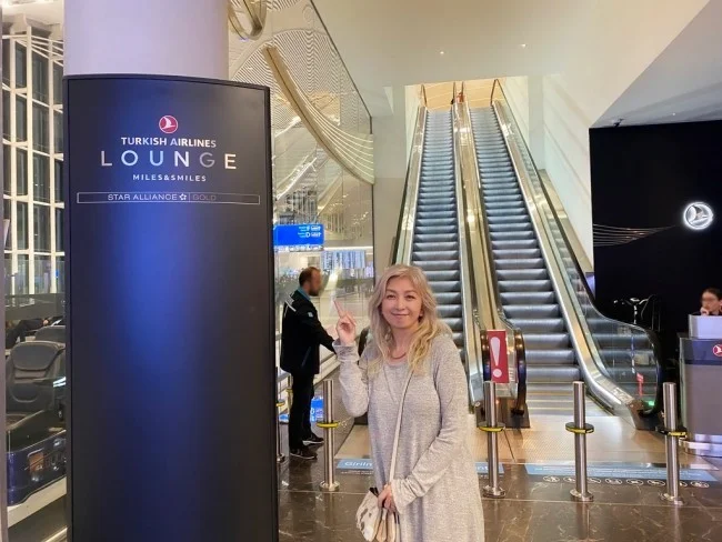 ターキッシュエアラインズ ラウンジ - Miles＆Smiles Lounge ＠イスタンブール新国際空港