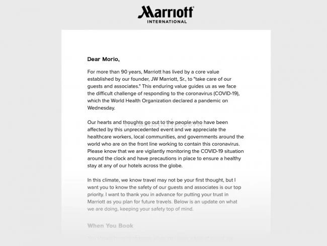 【Marriott Bonvoy】新型コロナウイルスのパンデミックによる各種ロイヤルティプログラムの期間延長！