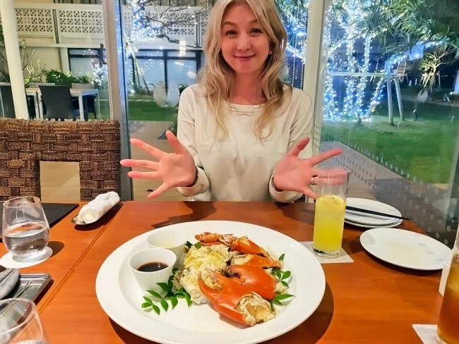シェラトン沖縄サンマリーナリゾート レストランでのディナー食事代