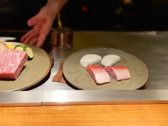 リッツカールトン沖縄 鉄板焼きレストラン「喜瀬」ディナー