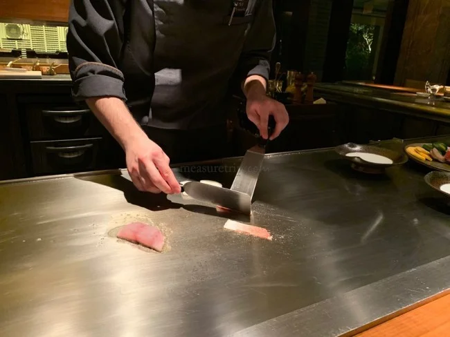 リッツカールトン沖縄 鉄板焼きレストラン「喜瀬」ディナー