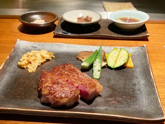 リッツカールトン沖縄 鉄板焼きレストラン「喜瀬」ディナー