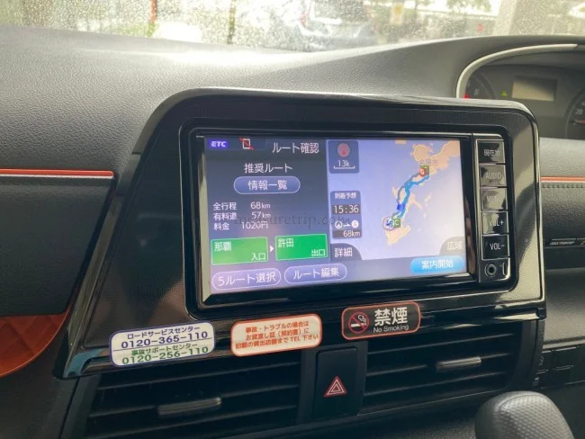 [新型コロナもう大変！冬のリッツカールトン沖縄旅行記7] 今回の沖縄旅行のお供は「シエンタ」ちゃん