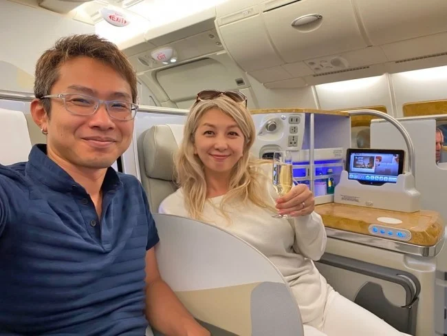 エミレーツ航空 A380 ビジネスクラス ドバイ⇔大阪 / 搭乗記【エミレーツ 機内食】