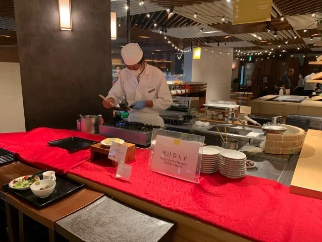 シェラトン宮崎 メインレストラン「パインテラス」朝食ビュッフェ