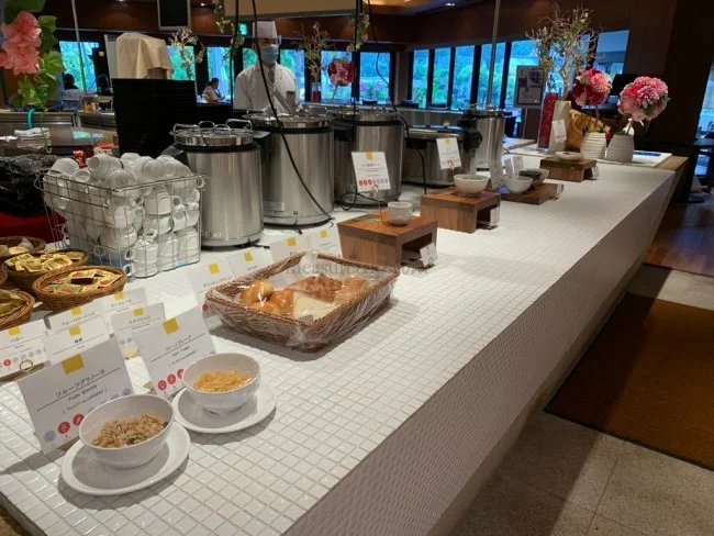 シェラトン宮崎 メインレストラン「パインテラス」朝食ビュッフェ