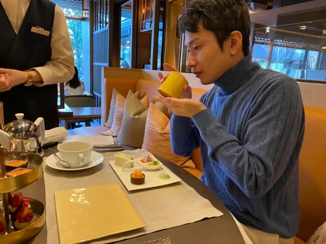 ホテルザ三井京都 ラグジュアリーなアフタヌーンティー