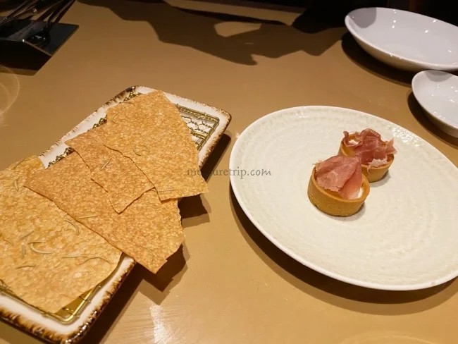 ホテルザ三井京都 高級イタリアンレストラン「FORNI」ディナー
