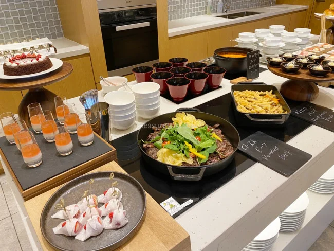 ディナー食事も充実！JWマリオット奈良 エグゼクティブラウンジ