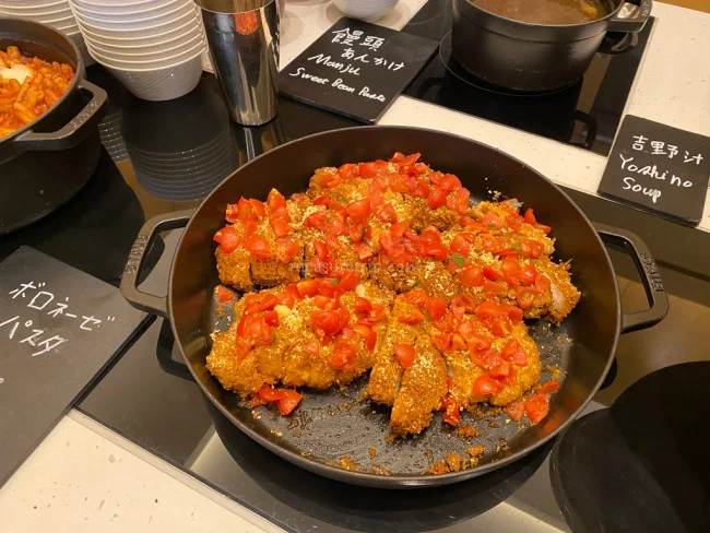ディナー食事も充実！JWマリオット奈良 エグゼクティブラウンジ