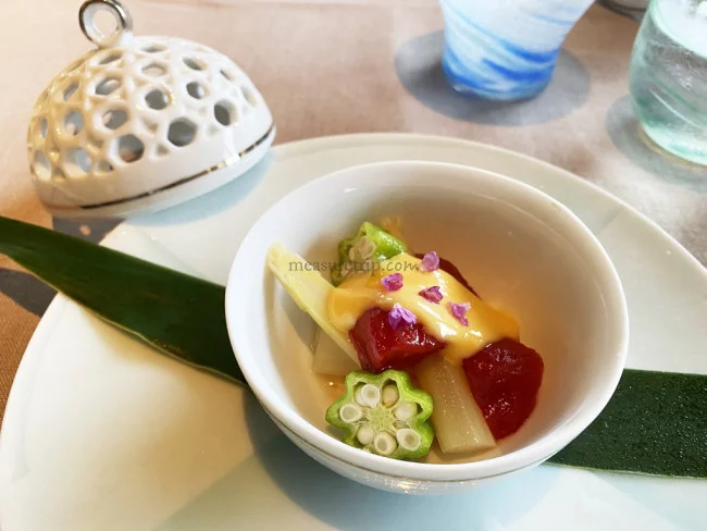 リッツカールトン沖縄 グスク料理長の絶品・会席料理に感動！
