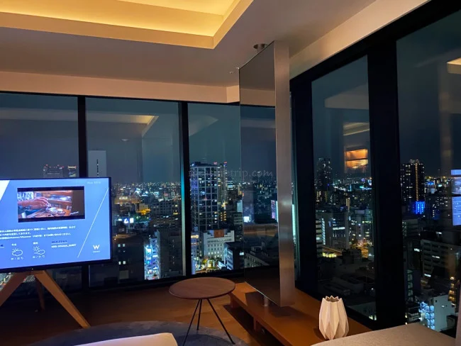 【W大阪 滞在記】大阪のビル群を臨む圧巻のスイートルーム！ マーベラス・スイートルーム 宿泊記