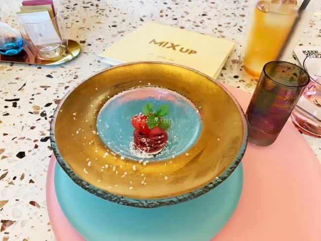 W大阪 カフェ MIXup ピエールエルメとコラボしたデザートコース！