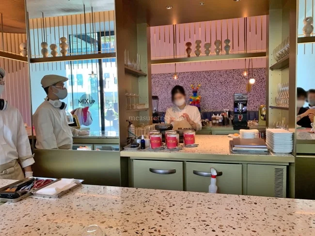 W大阪 カフェ MIXup ピエールエルメとコラボしたデザートコース！
