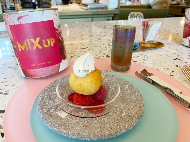 W大阪 カフェ MIXup ピエールエルメとコラボしたデザートコース！