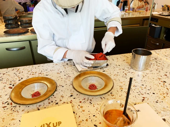 W大阪 カフェ MIXup ピエールエルメとコラボしたデザートコース！