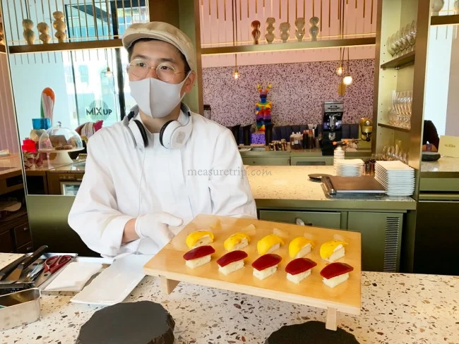 W大阪 カフェ MIXup ピエールエルメとコラボしたデザートコース！