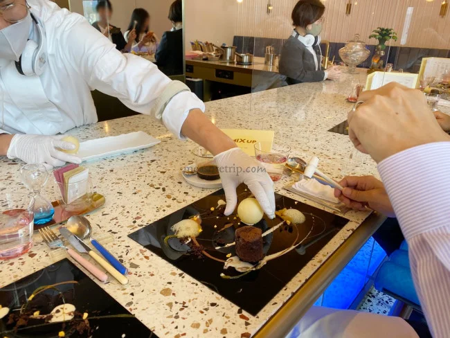 W大阪 カフェ MIXup ピエールエルメとコラボしたデザートコース！