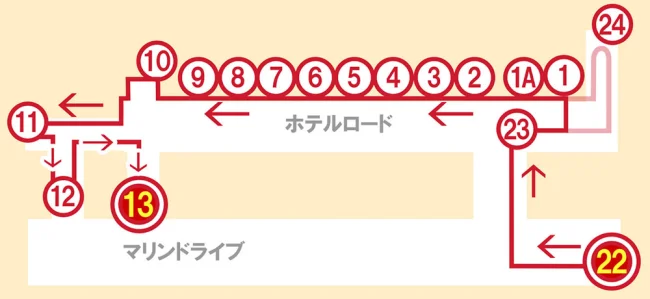 グアムの赤いシャトルバス「LAMLAM BUS」の路線図・時刻表・乗り方＆料金！【グアム観光・コロナ後】