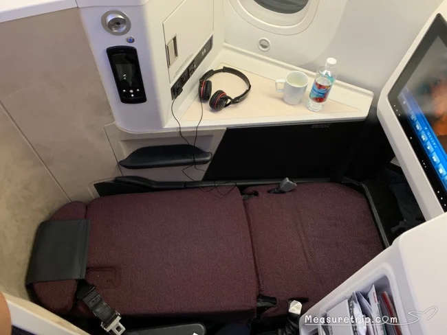 【JALハワイ コロナ後】B789 ビジネスクラス JL74 羽田→ハワイ・ホノルル の機内の様子と機内食 JAL SKY SUITE Ⅲ【飛行機の搭乗記】
