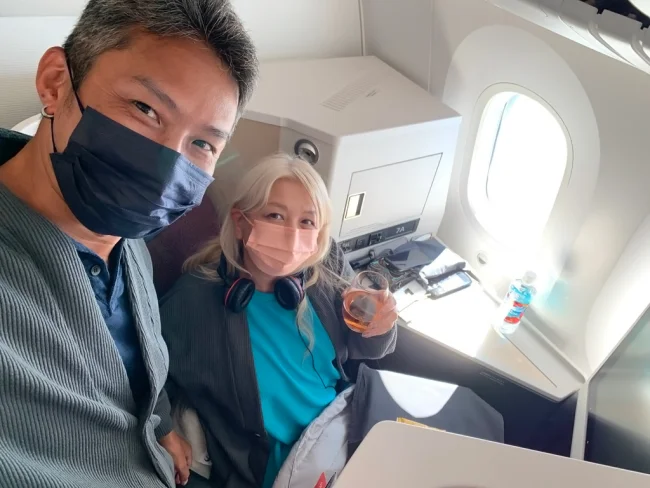 【JALハワイ コロナ後】B789 ビジネスクラス JL73 ハワイ・ホノルル→東京・羽田 の機内の様子と機内食 JAL SKY SUITE Ⅲ【飛行機の搭乗記】