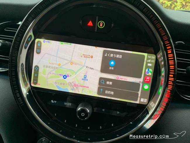 【アップル カープレイ】LCI2のBMW MINIにも搭載のApple Carplayはナビ代わりになる？