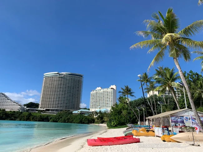 [コロナ後初海外旅行！夏休みグアム旅行記30] ウェスティンリゾート・グアムのビーチで遊ぶ
