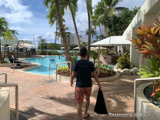 [コロナ後初海外旅行！夏休みグアム旅行記40] タモン湾でのカヤックシュノーケル