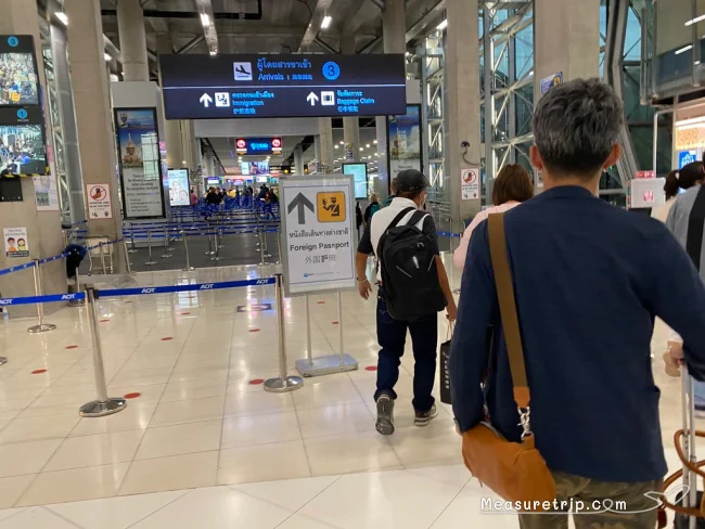 [台湾とタイを巡るマリオット・ボンヴォイ旅行記36] スワンナプーム国際空港で入国審査に1時間掛かる（汗）