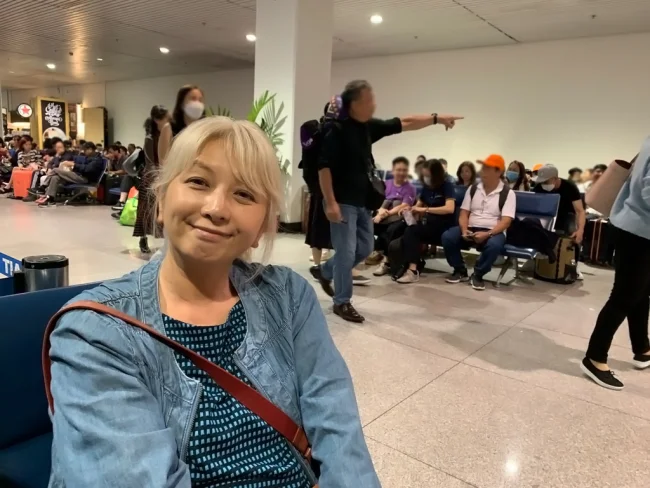 [台湾とタイを巡るマリオット・ボンヴォイ旅行記95] ベトナム航空の帰りの飛行機は非常口席♪