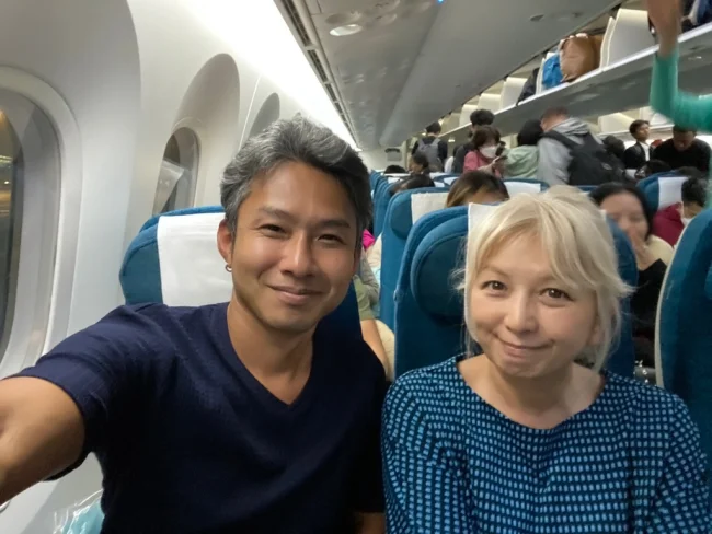 [台湾とタイを巡るマリオット・ボンヴォイ旅行記95] ベトナム航空の帰りの飛行機は非常口席♪