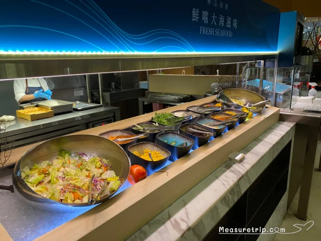 【シェラトングランド台北ホテル】メインレストランでの朝食ビュッフェ / バイキング