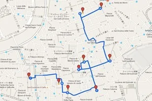 Site Seeing Map of Rome