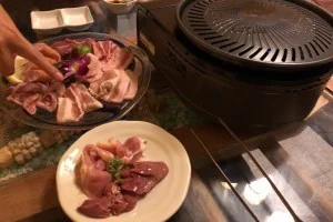 [マリオット・プラチナチャレンジ物語44] あぐー豚の焼き肉＠居酒屋「海風よ」